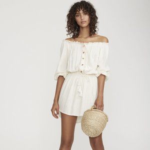 FAITHFULL THE BRAND Alcati Dress, Off-White